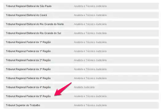 FCC - como encontrar lista de aprovados