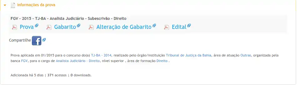 Questões de Concursos - Download de provas